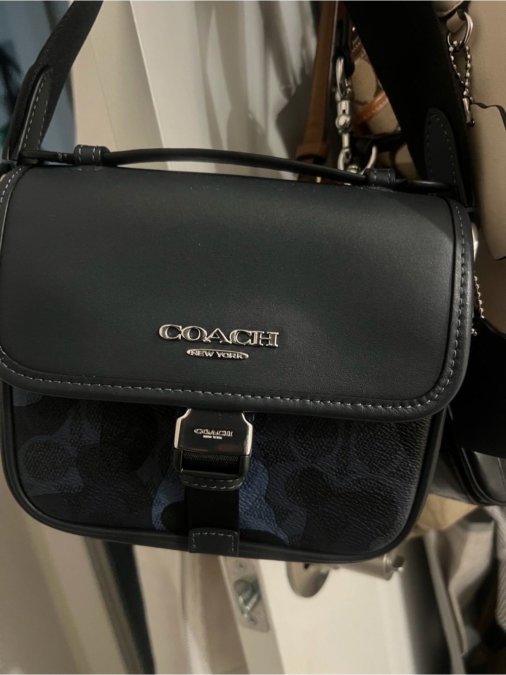 COACH Leather Saddle Crossbody Bag